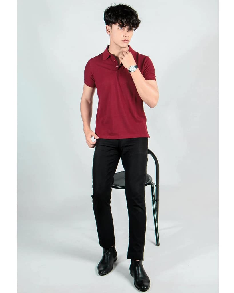 The Hand To Chin Pose