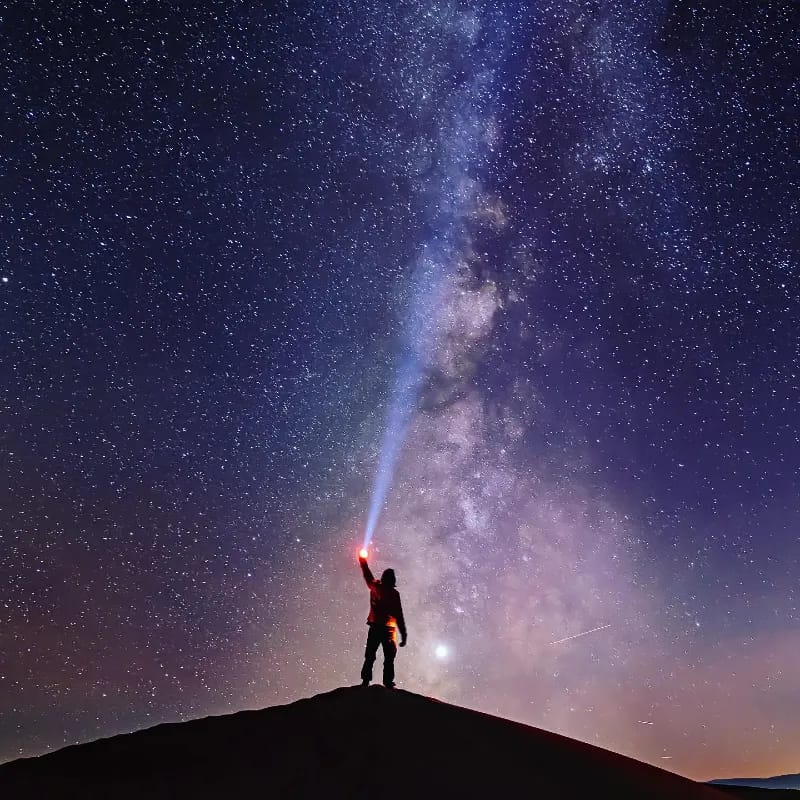 Colorado Sand Dunes Look Like Mars at Night